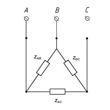 Соединение обмоток электродвигателя по схеме треугольник после потери фазы